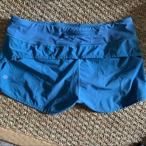 Lululemon Run Speed Short. 2.5in. Blue